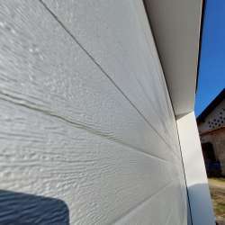 Decken-Sektionaltor Hanus Premium | Silber - RAL 9006 - Stucco 