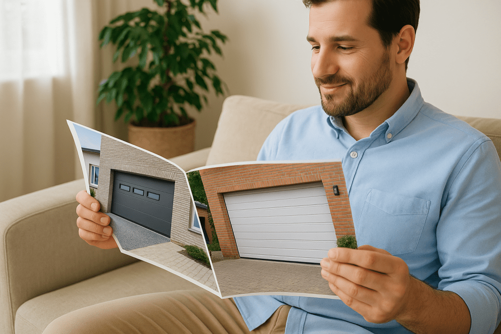 Vrste garažnih vrat – 4 rešitve za vsak dom